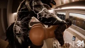 Giant Black Cock vs. Bouncing Ass: Venom & Rio's Intense Doggystyle Fuck! thumbnail