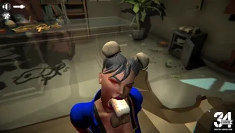 कोई आवाज़ नहीं, बस शुद्ध ओरल डोमिनेशन: Chun Li की डीपथ्रोटिंग फ्रीजी थंबनेल