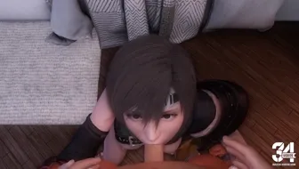 Yuffie's Dirty Oral: Giant Black Cock Facefucks Her Pussy POV! thumbnail