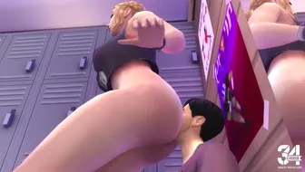 Dirty Locker Room Fuck: Black Monster Devours Bouncing Breasts & Pussy (Ultimate Doggystyle) thumbnail
