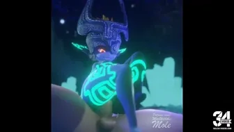 Thick Cock Pounding Midna! Zelda's Wet Pleasure on Reverse Cowgirl! thumbnail