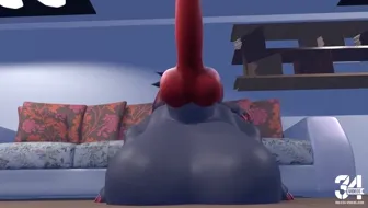 Becoming Erect Cock Vore Scene | 3D MILF Devoured! thumbnail