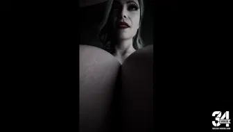 Giant Snu Snu: Alcina Dimitrescu Dominates with Big White Cock! thumbnail