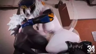 DEEP THROAT KINK: Alt Khektari's Big Boobs Grind Flint to Pleasure! thumbnail